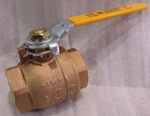 Ball valve brass 2&#034; legend 101-618 new