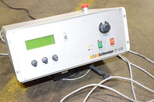 Schleuniger Wire Coiler Controller CP1250 CP-1250 CP 1250 Komax Equipment