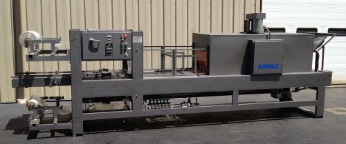 Arpac tray shrink wrapper and heat tunnel for sale