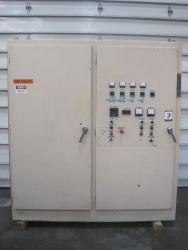 5 Zone Extruder Temperature Control Panel, with 75 HP DC Drive