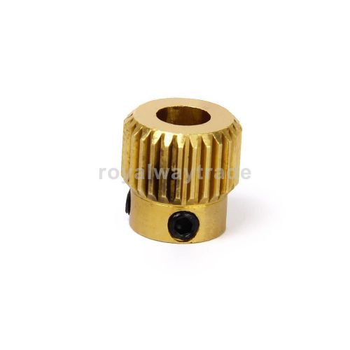 MK8 Extruder Drive Gear 26 Teeth Copper 11x11mm for 3D Printer Makerbot