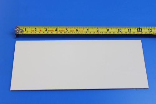 White acrylic plexiglass plastic sheet 1/8&#034; x 5&#034; x 12&#034; w/protective  film for sale