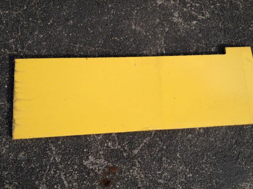 1/2 inch King Starboard Scrap Piece -Yellow Min Size 27&#034;x12&#034;, Free Shipping!