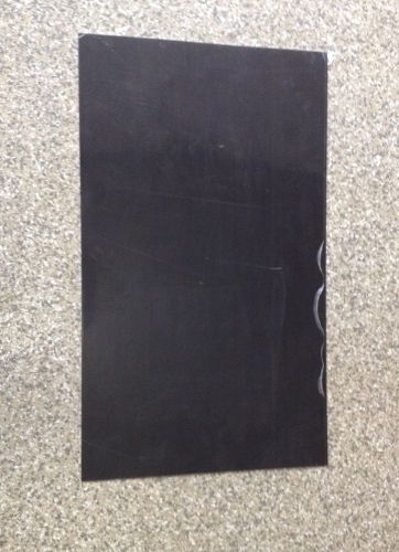 Aluminum sheet, matte black/white  48&#034; x 17 7/8&#034; .040 for sale