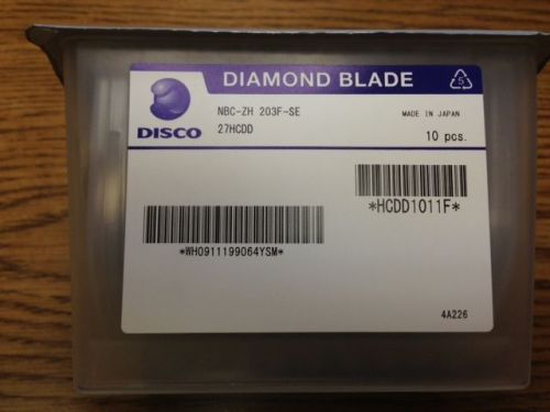 Box of 10ea NEW DISCO NBC-ZH-203F-SE 27HCDD  DIAMOND BLADE