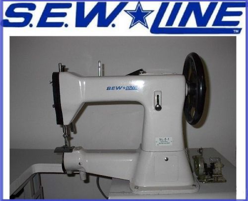 SEW*LINE  SL 5-1  NEW HEAVY DUTY FOR SADDLES HARNESSES INDUSTRIAL SEWING MACHINE