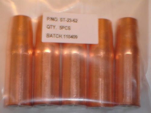 Mig welding nozzles -23-62 for lincoln/tweco pkg/5 for sale