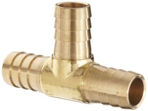 New dixon 179-1010 brass hose splicer fitting, tee, 5/8&#034; hose id barbed for sale