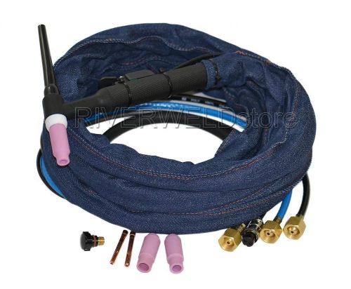 WP18-12 TIG Welding Torch Complete 12-Foot 3.8-Meter Water Cooled 350Amp