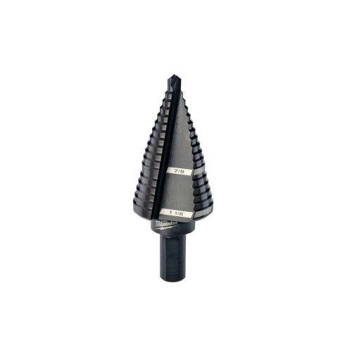Milwaukee #9 7/8 in. and 1-1/8 in. step drill bit 48-89-9209 for sale