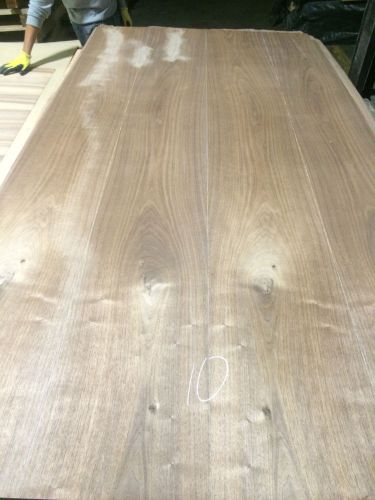 Wood veneer walnut 48x98 1pcs total 3-ply wood backed  &#034;exotic&#034; stock #10 for sale
