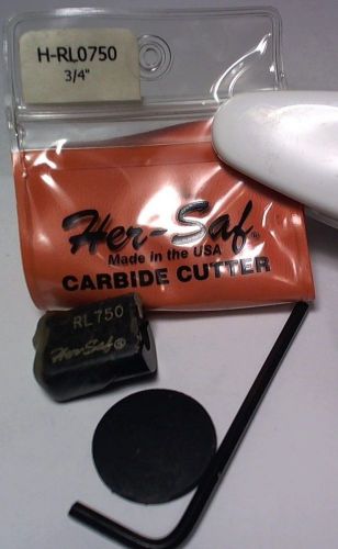 HER-SAF H-RL0750 3/4 NEW IN PACKAGE Carbide Cutter Router Bit NIB