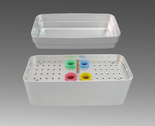 10PCS 60-holes disinfection box high temperature and pressure-Dual core Silver