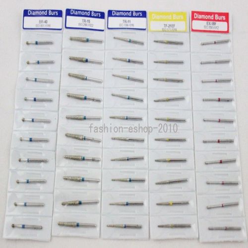 SALE 50* Diamond Burs Dental Flat-end Tapered FG1.6mm for highspeed handpiece