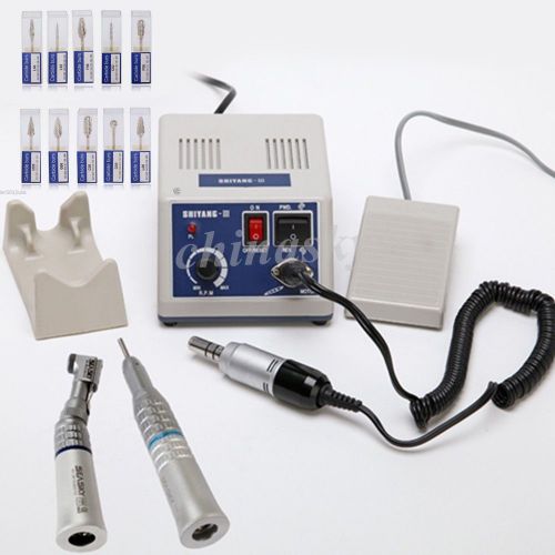 Marathon dental micro motor machine contra angle handpiece straight drills burs for sale