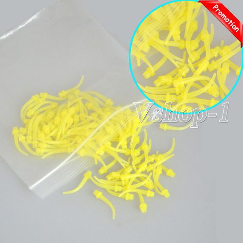 Sale original 100 pcs dental intraoral disposable dental yellow mixing tips for sale