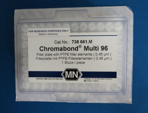 Chromabond multi 96 filter plate w/ ptfe filter elements 0.45um pk1 spe 738661.m for sale