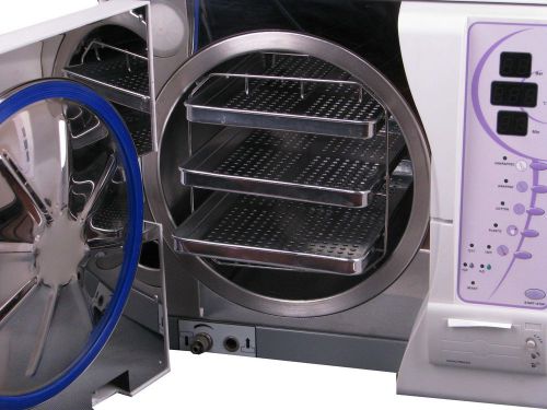 Dental Medical Autoclave Sterilizer Equipment Vacuum Steam + Data Printer 16L