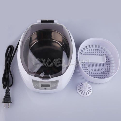 750ml digital ultrasonic cleaner glasses watch jewelry vcd cleaning machine e0xc for sale