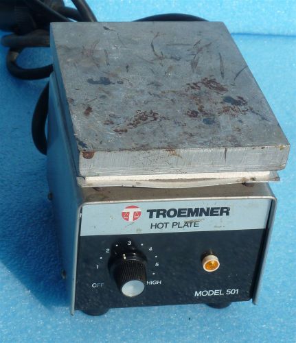 Troemner 501 Hot Plate  4-1/8 x 5-1/2 325 watts