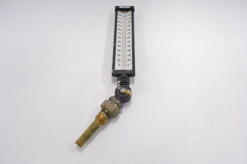 Weiss industrial thermometer stem 2-1/2in temperature 0-120f 3/4in gauge b312128 for sale