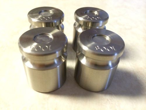 Lot Of 4 100 Gram Calibration Weights