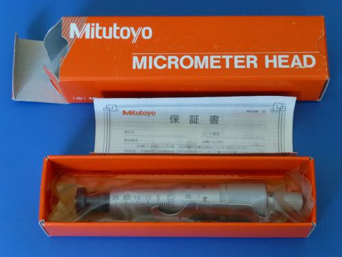 New - mitutoyo 350-822 micrometer head, metric, 25mm range for sale