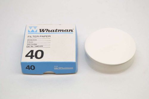 New whatman 1440-070 grade 40 ashless 7 cm 100 circles paper filter b481190 for sale