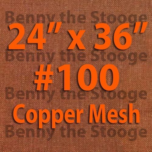  100% copper 100 mesh/150 micron / pollen / dry sift screen  24&#034;x36&#034;  for sale