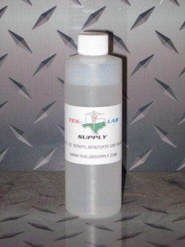 Tex Lab Supply 8 Fl. Oz. Benzyl Benzoate USP Grade STERILE FREE SHIPPING