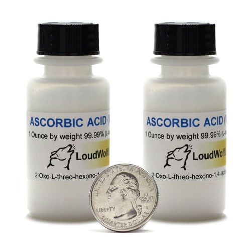 Ascorbic acid &#034;vitamin c&#034; / fine powder / 2 ounces / food grade / 99.9% pure for sale