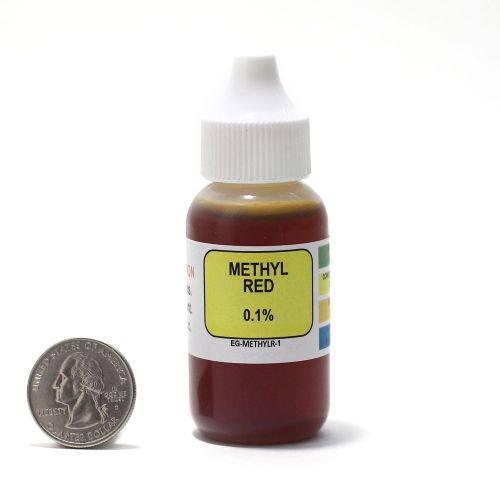 Methyl Red Indicator [0.05% Solution] Reagent Grade 1 Oz in a Dropper Bottle USA