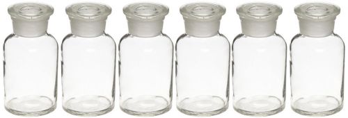 6 reagent bottles 60ml apothecary jar: chemical storage for sale