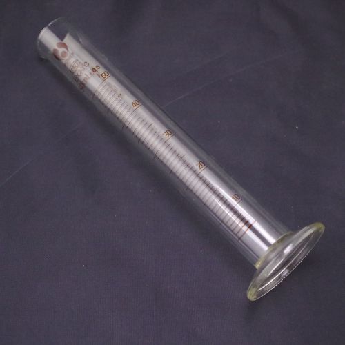Graduated cylinder measuring 50ml lab glass new x2 for sale