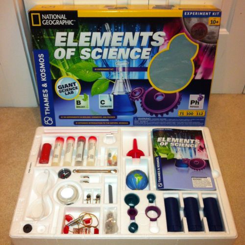 Thames &amp; Kosmos National Geographic Elements of Science 100 Experiment Set