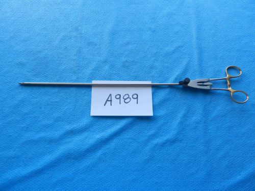 V. Mueller Laparoscopic 5mmX36cm In-Line Tungsten Carbide Needle Holder LA8303