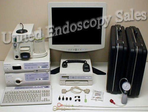 Olympus evis exera ii cv-180 endoscopy video tower endoscope warranty!! for sale