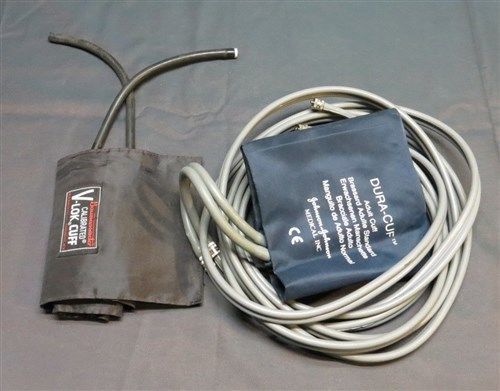 Lot Of 2 Blood Pressure Adult Cuffs &amp; Hose