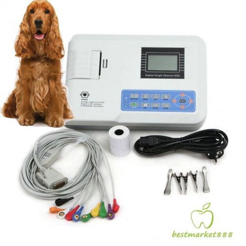A+Vet Electrocardiograph Veterinary ECG/EKG Machine&amp; Digital 1-channel 160 Cases