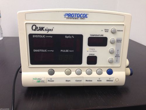 Welch Allyn Protocol Series 52000 Quicksigns Patient Monitor Quick Signs W Probe