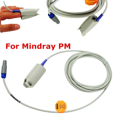Ca A++Adult Fingertip Clip Spo2 Sensor Probe Compatible Mindray PM7000 8000 9000