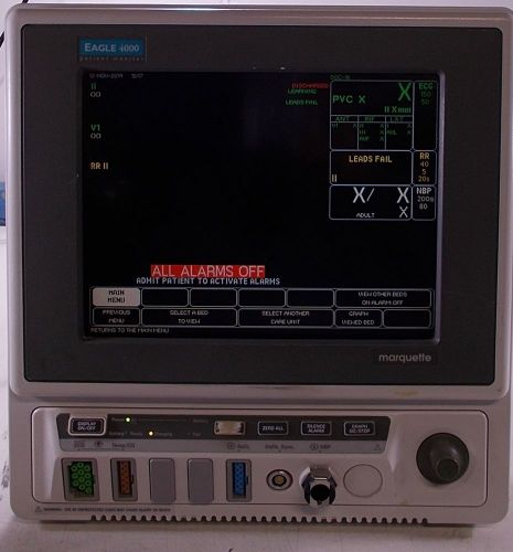 Marquette  eagle 4000 vital signs patient monitor for sale