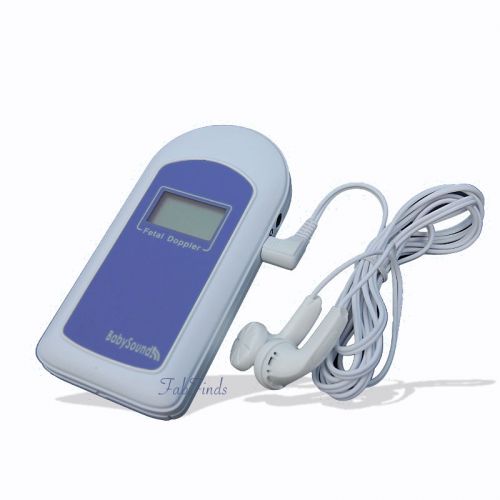 Purple blue baby sound b fetal heart doppler, gel &amp; batteries, usa fast ship! for sale