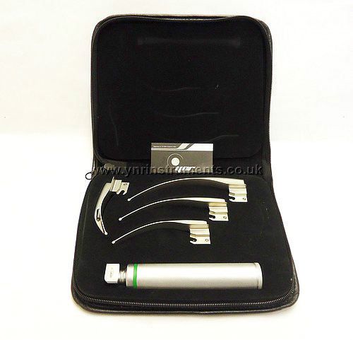 Ynr england macintosh led laryngoscope fibre optic medical diagnostic instrument for sale
