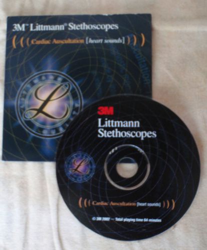 Littman Stethoscope Cardiac Auscultation 3M 2003HEART SOUNDS CD