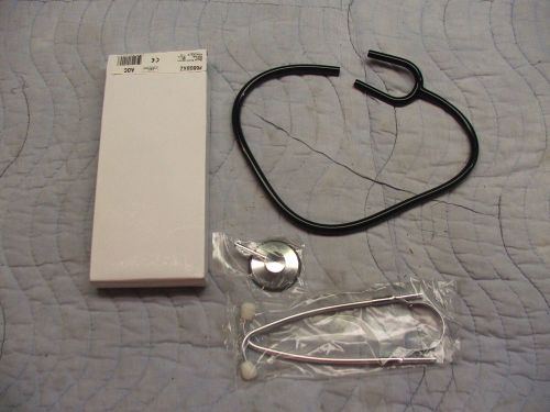 single head stethoscope new nurse 30.5 inch emt ems paramedic black ce approved
