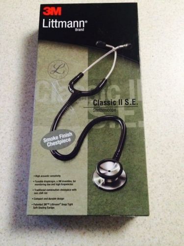 3m littmann classic ii s.e. stethoscope, smoke-finish chestpiece, 28&#034;, sand tube for sale