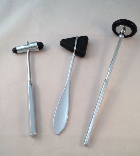 Neurological Hammer Set, Three (3)  instruments