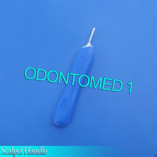 Scalpel Handle #3 Blue Plastic Grip Surgical ENT  Instruments