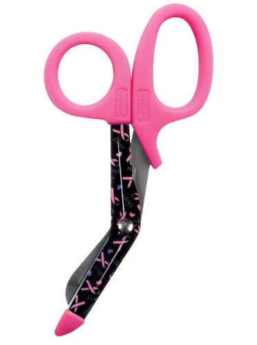 Scissors Utility Shears Medical EMT EMS 5.5 New Pink Ribbon Blades Prestige